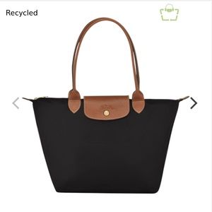 NWT Longchamp Le Pilage Original Navy tote bag L